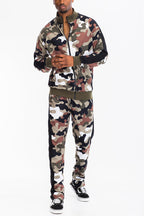 Full Camo Track Suit – Slim Fit Two-Piece Set