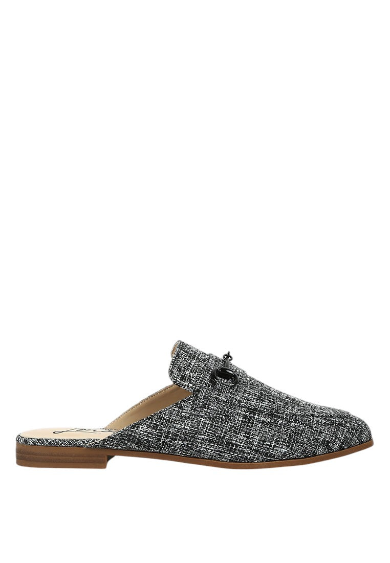 Akua Horsebit Embellished Mules