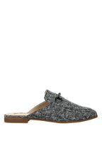 Akua Horsebit Embellished Mules