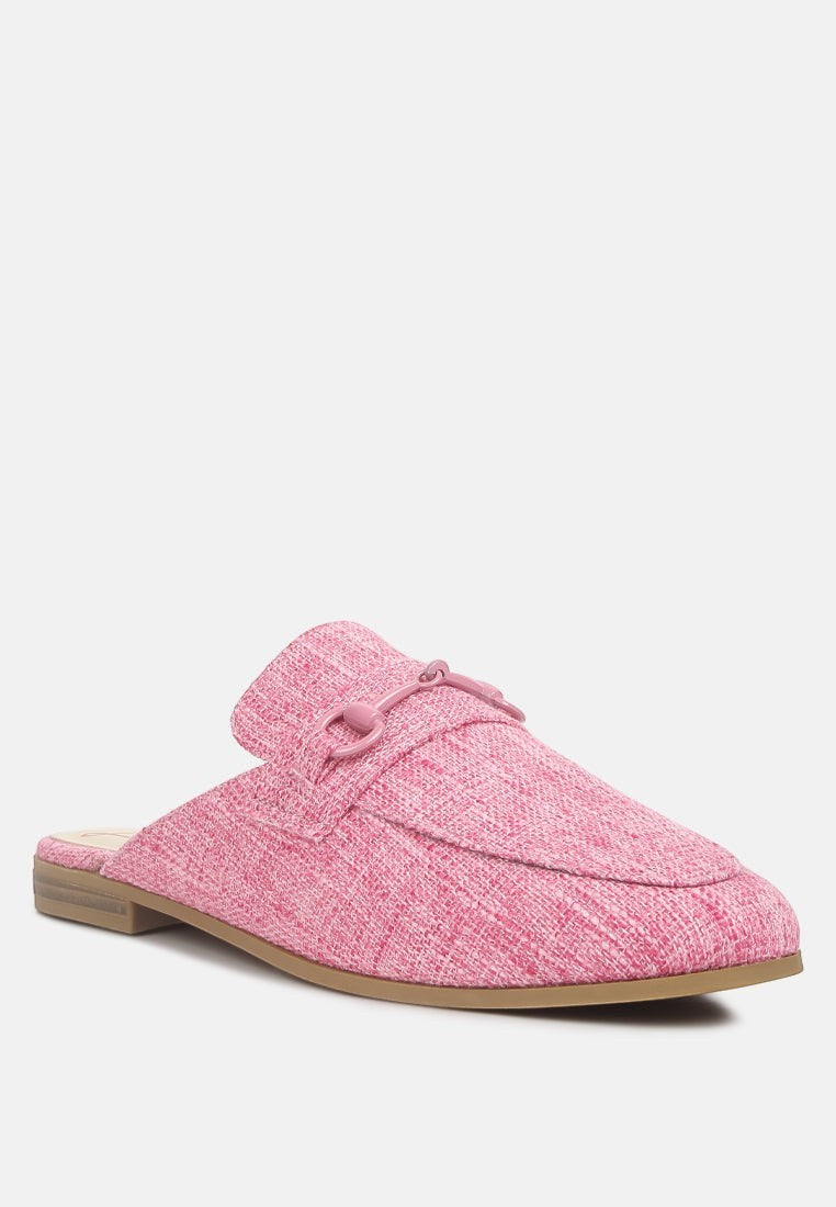 Akua Horsebit Embellished Mules