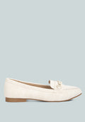 Abeera Chain Embellished Loafers