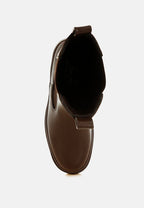 Jolt Elasticated Gussets Lug Sole Boots