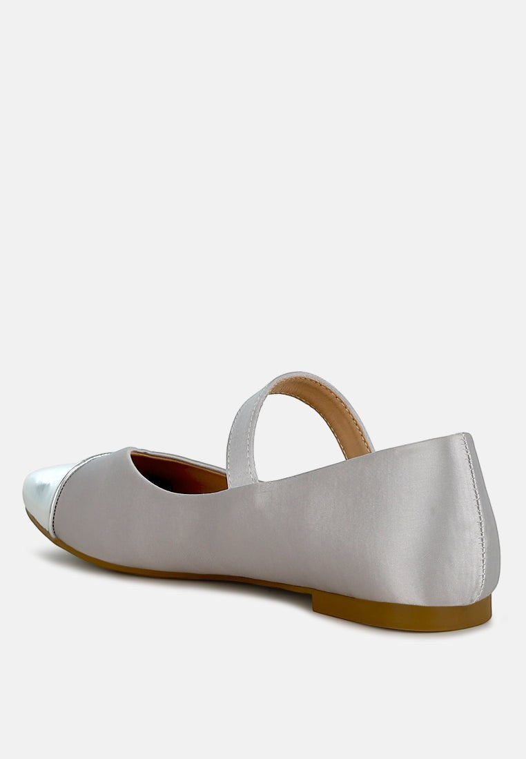 Albi Mary Jane en satin à bout verni