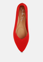 Selaris Fly Knit Slip On Ballerinas