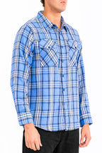 Men's Brushed Flannel Shirt – Cotton Blend