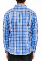 Men's Brushed Flannel Shirt – Cotton Blend