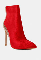 Slade Metallic Highlight High Heeled Ankle Boots