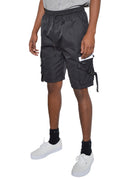 Men's Tactical Cargo Shorts with Straps & Buckle