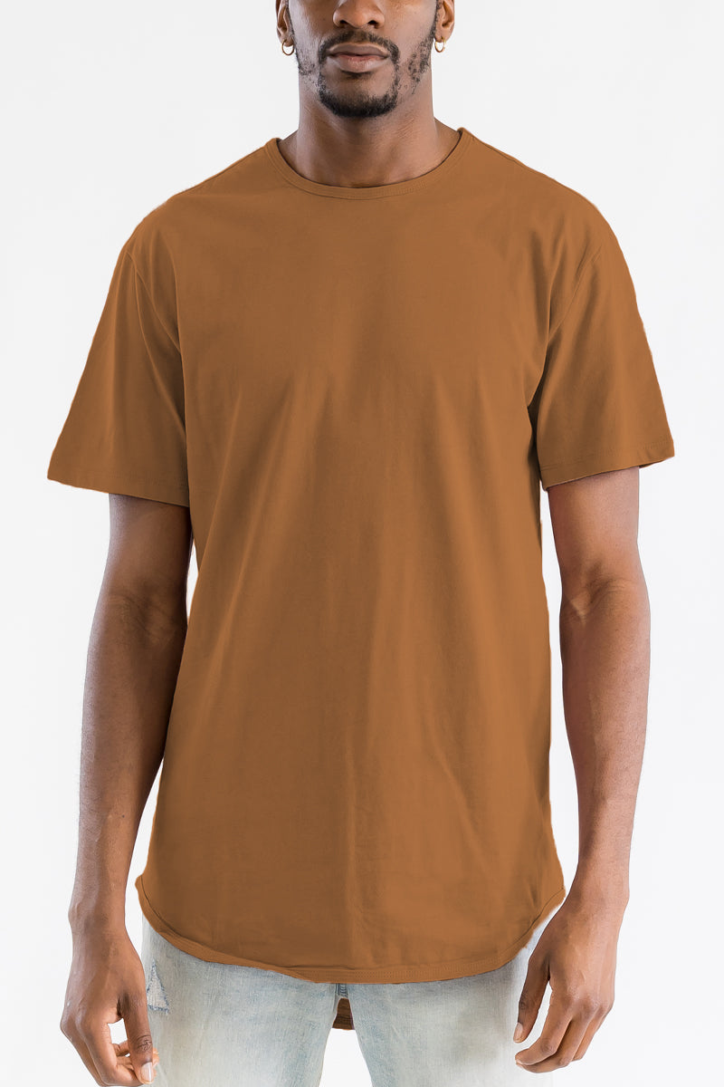 Men's Classic Scallop Long Tee Shirts