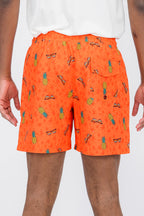Pineapple Print Swim Shorts – 5.5" Inseam