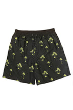 Lime Palm Print Swim Shorts – 8.5" Inseam