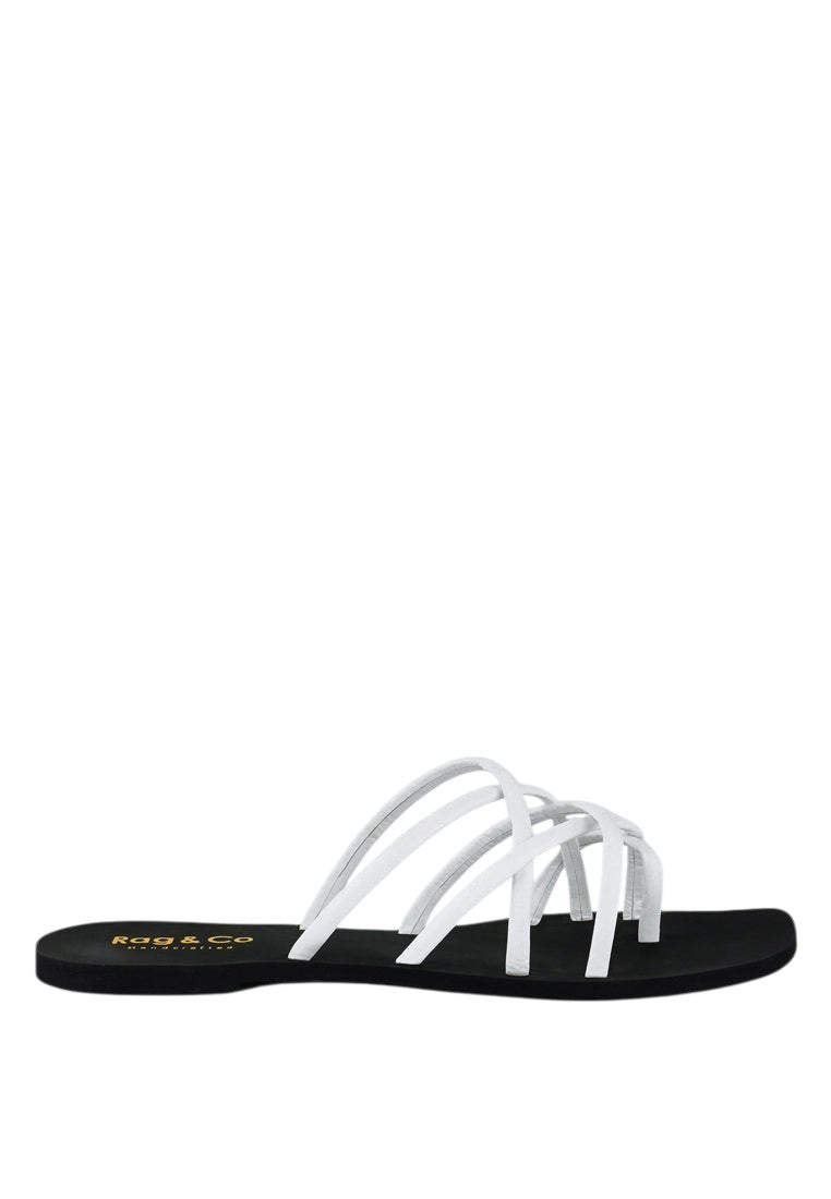 Sweetin Strappy Flat Slip On Sandals