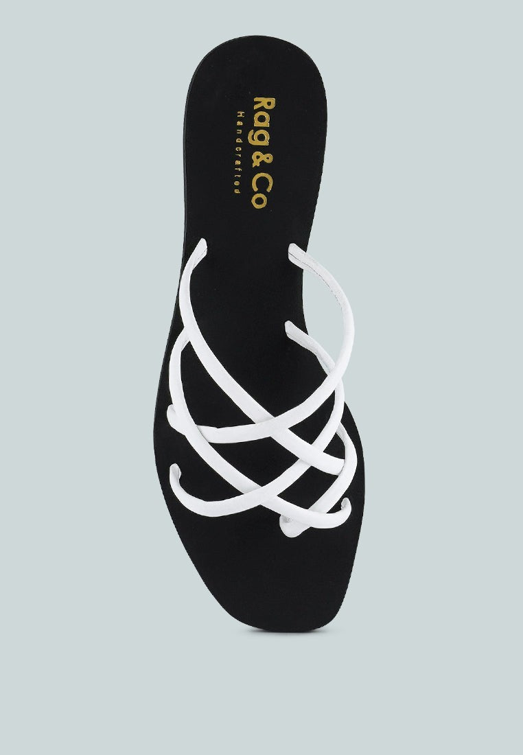 Sweetin Strappy Flat Slip On Sandals