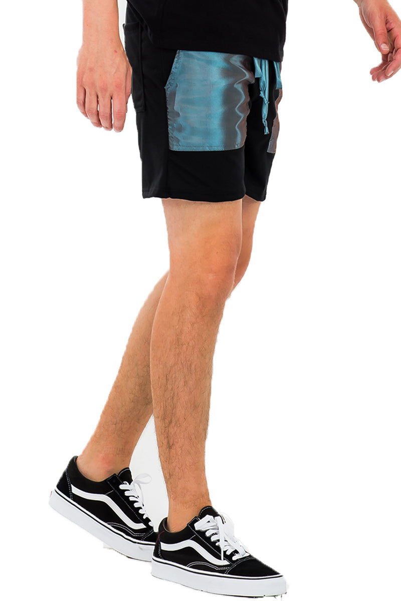 Peacock Cut Out Short – Knee Length, Elastic Waist