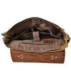 Large Men's Genuine Leather Briefcase 13" Laptop Bag