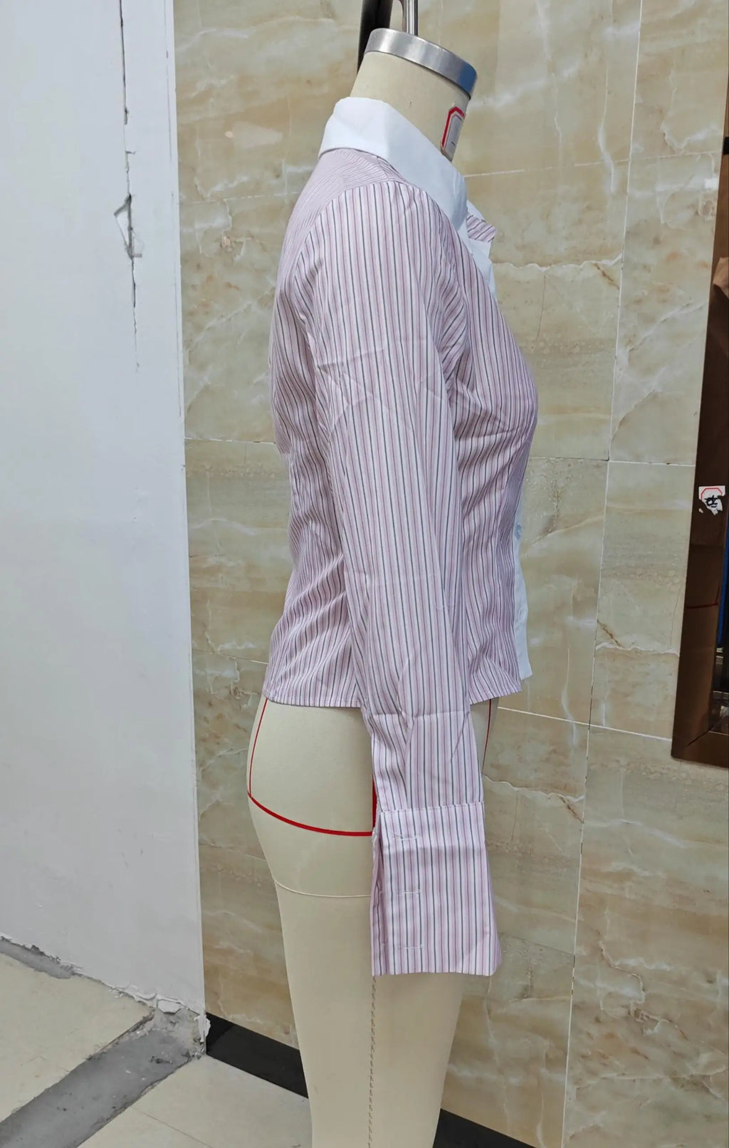 VacationGrabs Fashion Women Striped Shirt Long Sleeve Shirt Button-down Elegant Ladies Blouse Fall Spring Work Out Tops Casual Daily