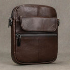 Casual Cowhide Men’s Crossbody Small Shoulder Bag for Phones - VacationGrabs