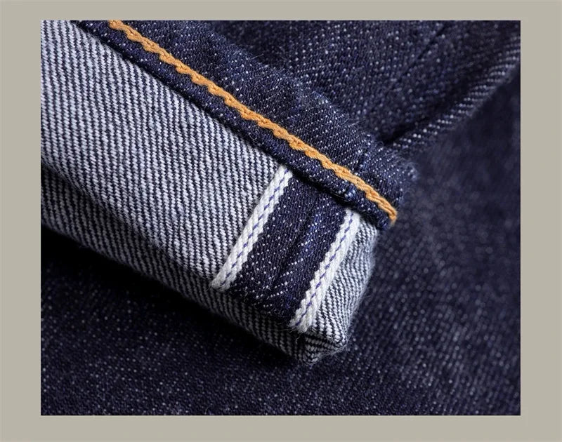 Red Tornado Selvedge Denim Jeans Loose Fit Straight Leg Pants Amekaji