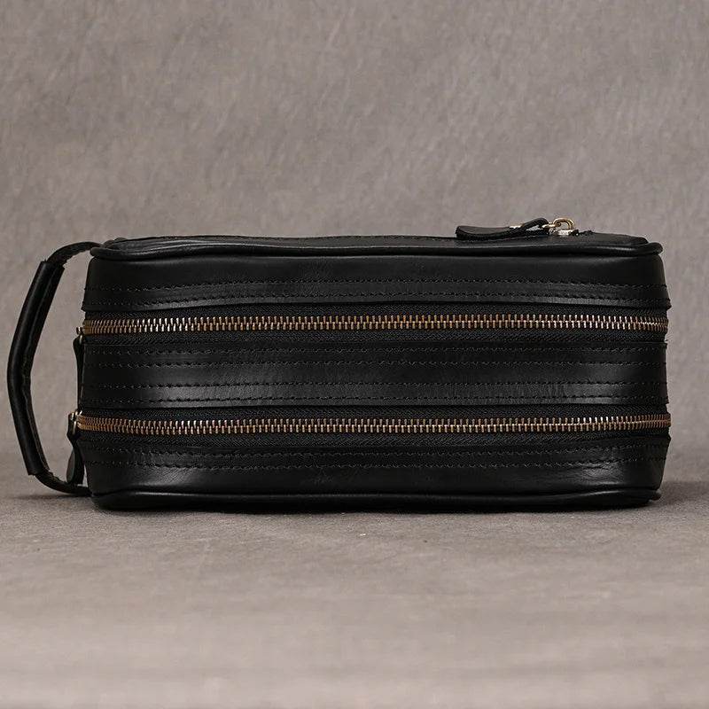 Designer Genuine Leather Travel Wash Bags & Makeup Clutches - VacationGrabs