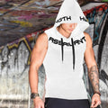 Sleeveless Hooded Tank Top