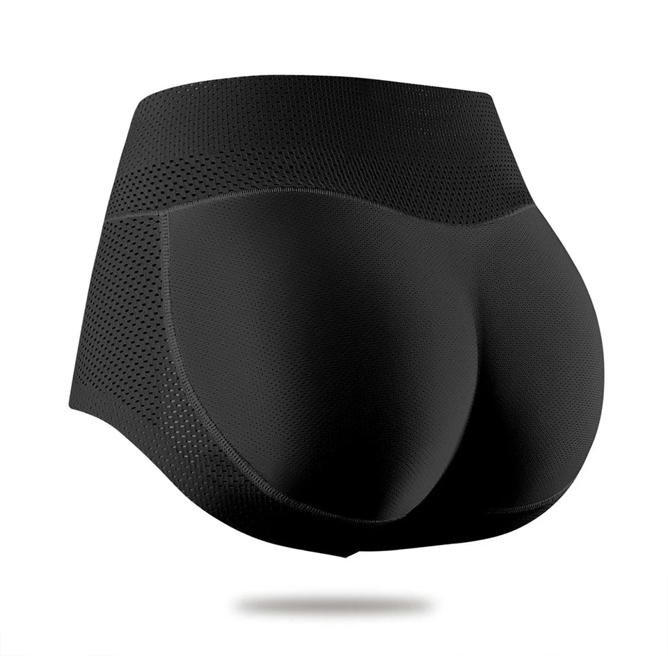 Padded Butt Lifter Shapewear Panties, High Waist Control