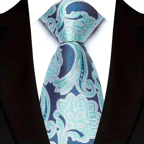 Luxury Floral Paisley Tie Set for Men - VacationGrabs