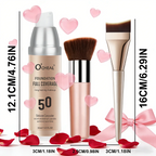 Mineral Powder Foundation Spray Set with Concealer