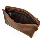 Leather Clutch Bag iPad Tablet Cover Bag with Shoulder Strap - VacationGrabs