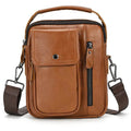 Genuine Leather Men's Shoulder Bag - VacationGrabs