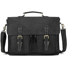 Luxury Genuine Leather Briefcase Laptop Bag Vintage Shoulder Bag - VacationGrabs
