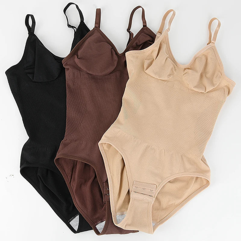 Women's Open Crotch Bodysuit Shapewear Corset Tank Top