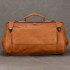Top Grade Black Coffee Genuine Leather Travel Bag Anti-Theft Design - VacationGrabs