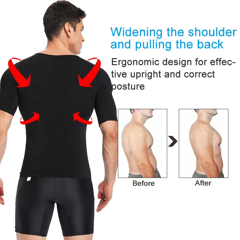 Men's Compression Shirt Slimming Tank Top Body Shaper