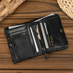 Luxury Designer Wallet for Men Card Holder Genuine Leather Purse - VacationGrabs