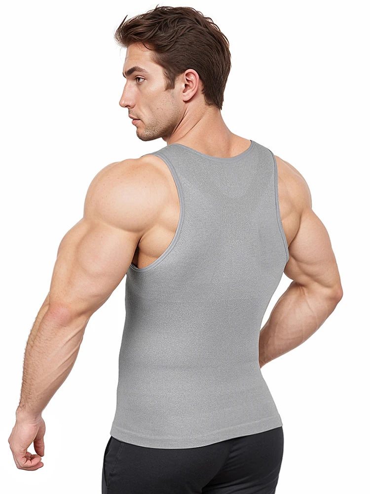 Men's Compression Tank Top - Slimming Body Shaper Vest