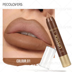 6-Piece Waterproof Matte Lip Liner Set, Long-Lasting