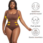 Plus Size Shapewear Bodysuit - Tummy Control Tank Top