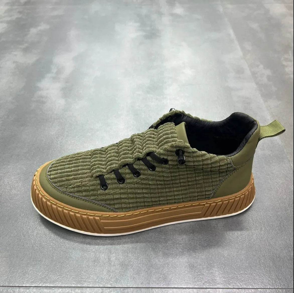 Platform Shoes for Men Casual High-top Non-slip Shoes - VacationGrabs
