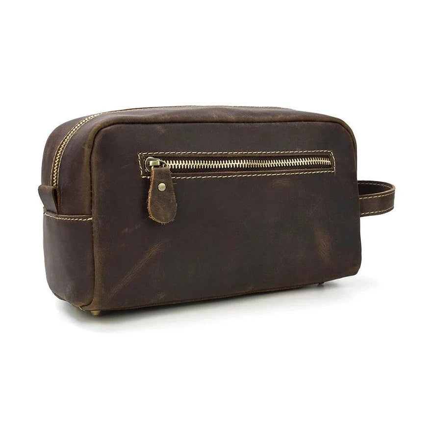 Designer Genuine Leather Travel Wash Bags & Makeup Clutches - VacationGrabs