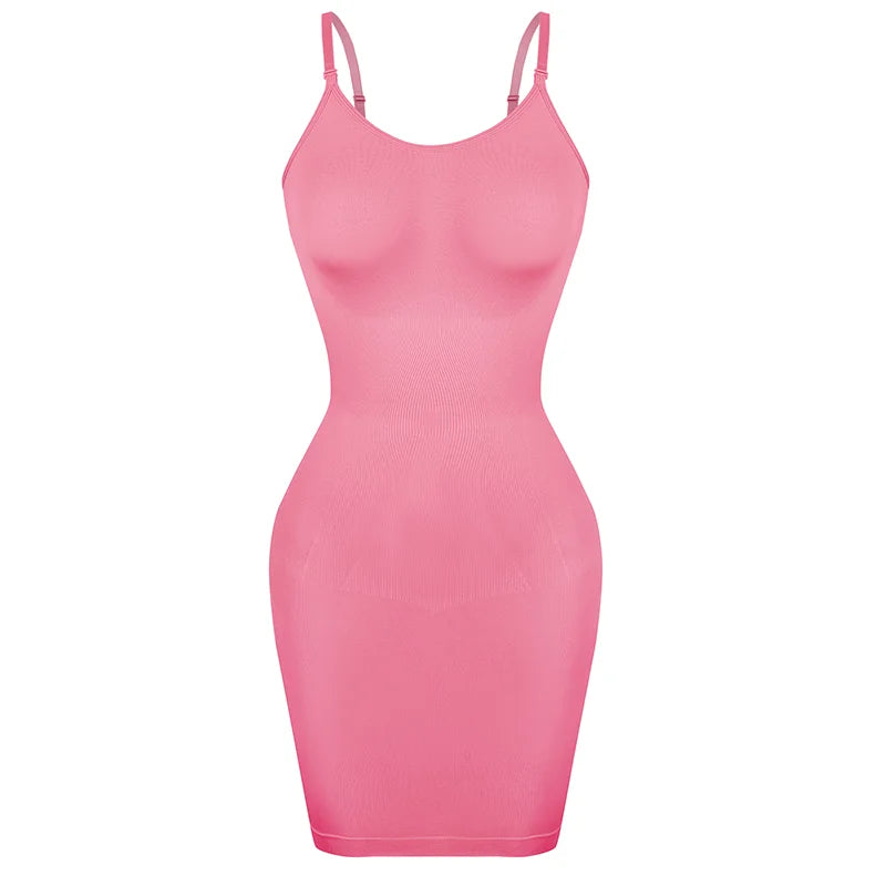 Women's Full Slip Shapewear Bodysuit - Tummy Control & Butt Lifter