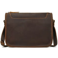 Casual Leather Crossbody Bag for Men Multi-pocket iPad Sling