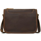 Casual Leather Crossbody Bag for Men – Multi-pocket iPad Sling - VacationGrabs