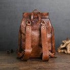 Luxury Designer Leather Backpack Real Cowskin Anti-Theft Bag - VacationGrabs