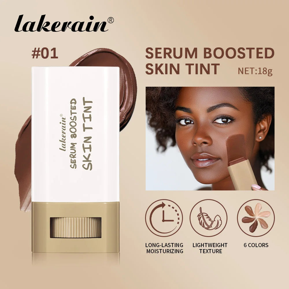 Skin Tint Foundation Stick Moisturizing & Non-Sticky Concealer Base