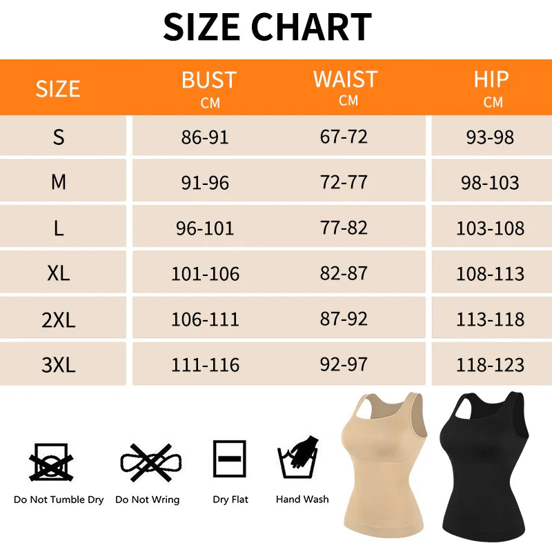 Firm Tummy Control Shaping Camisole & Waist Trainer Tank