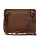 Leather Clutch Bag iPad Tablet Cover Bag with Shoulder Strap - VacationGrabs