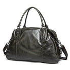 Soft Cowhide Leather Duffle Bag Large Capacity Men’s Weekend Bag - VacationGrabs