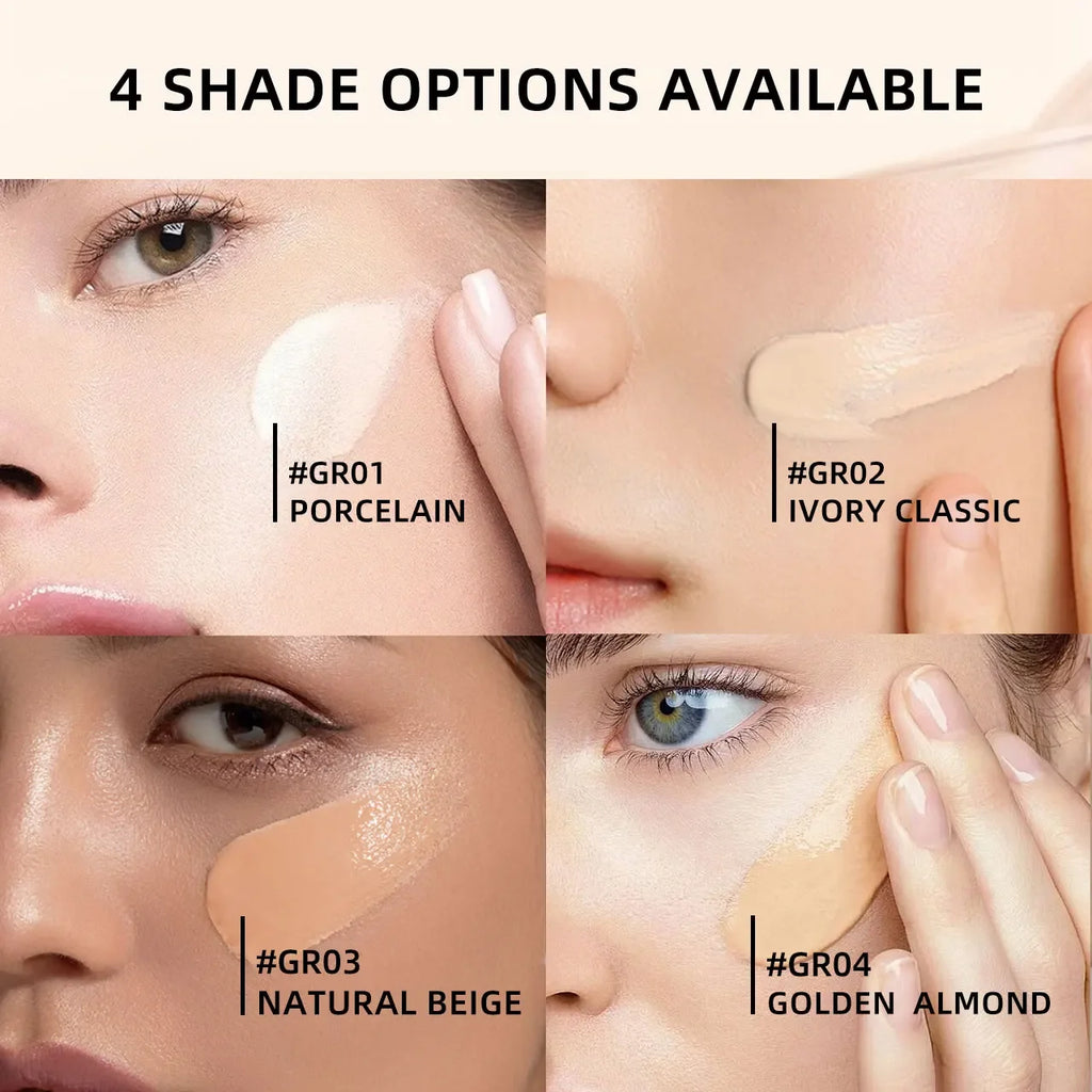 Waterproof Foundation Cream, Long-Lasting BB & CC Coverage