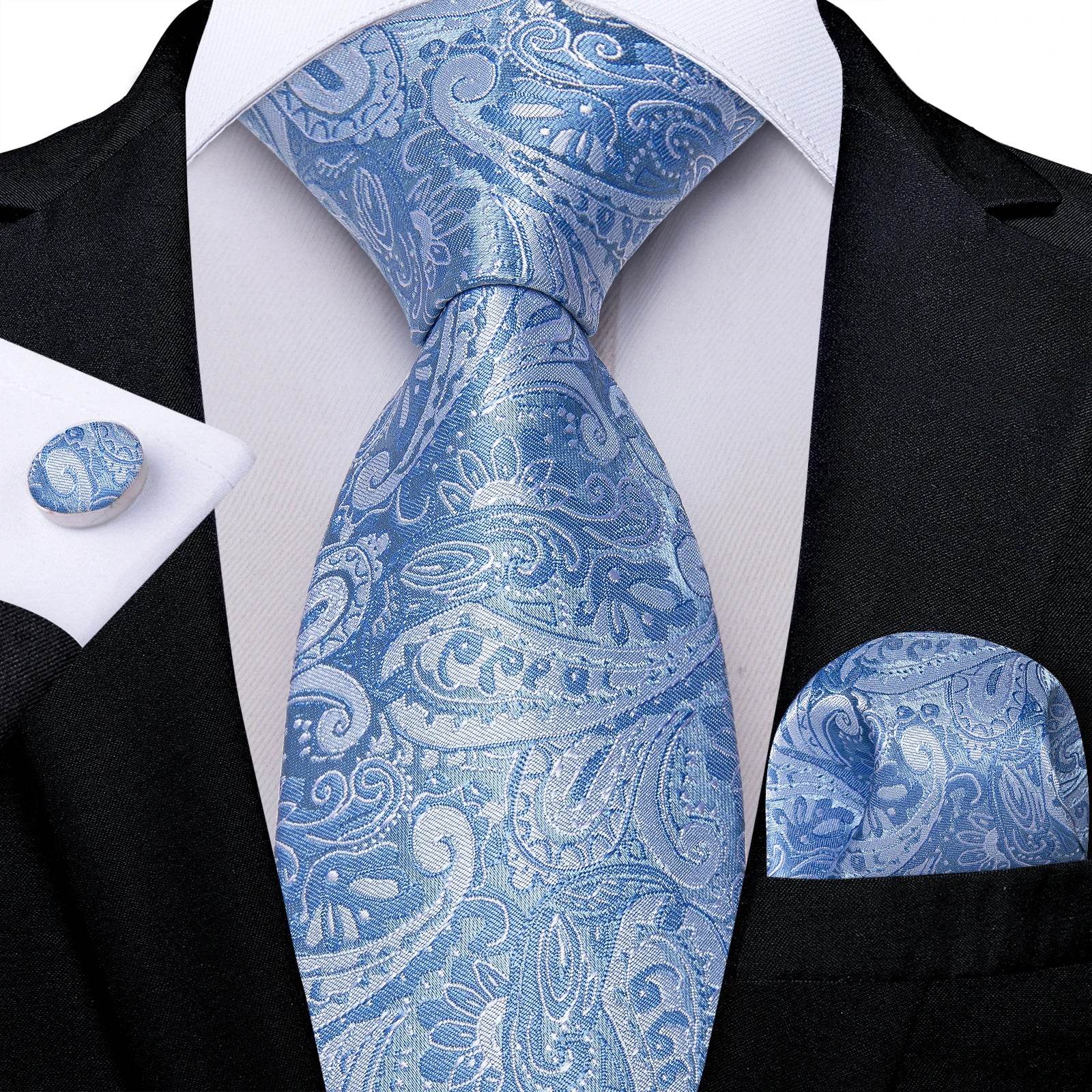 Striking Silk Tie Sets for Men - VacationGrabs