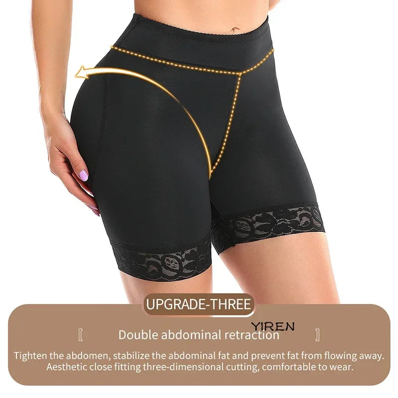 Seamless Padded Butt Lifter Shorts Women's Shaper Panties
